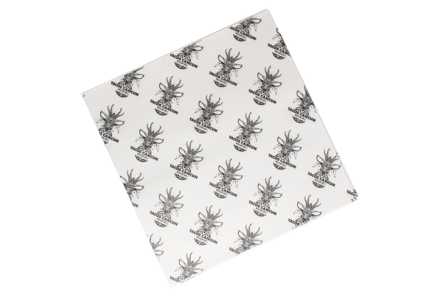 12" x 12" Customized Deli-Paper (1-2 ink) - 5,000/Case - 9"x12" / 10"x10"